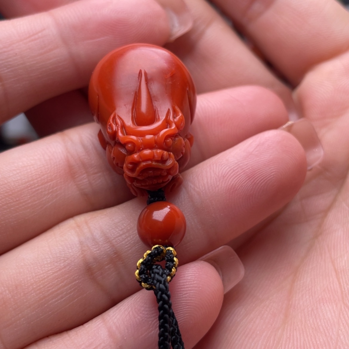 【闪购商品】南红玛瑙招财貔貅未镶嵌