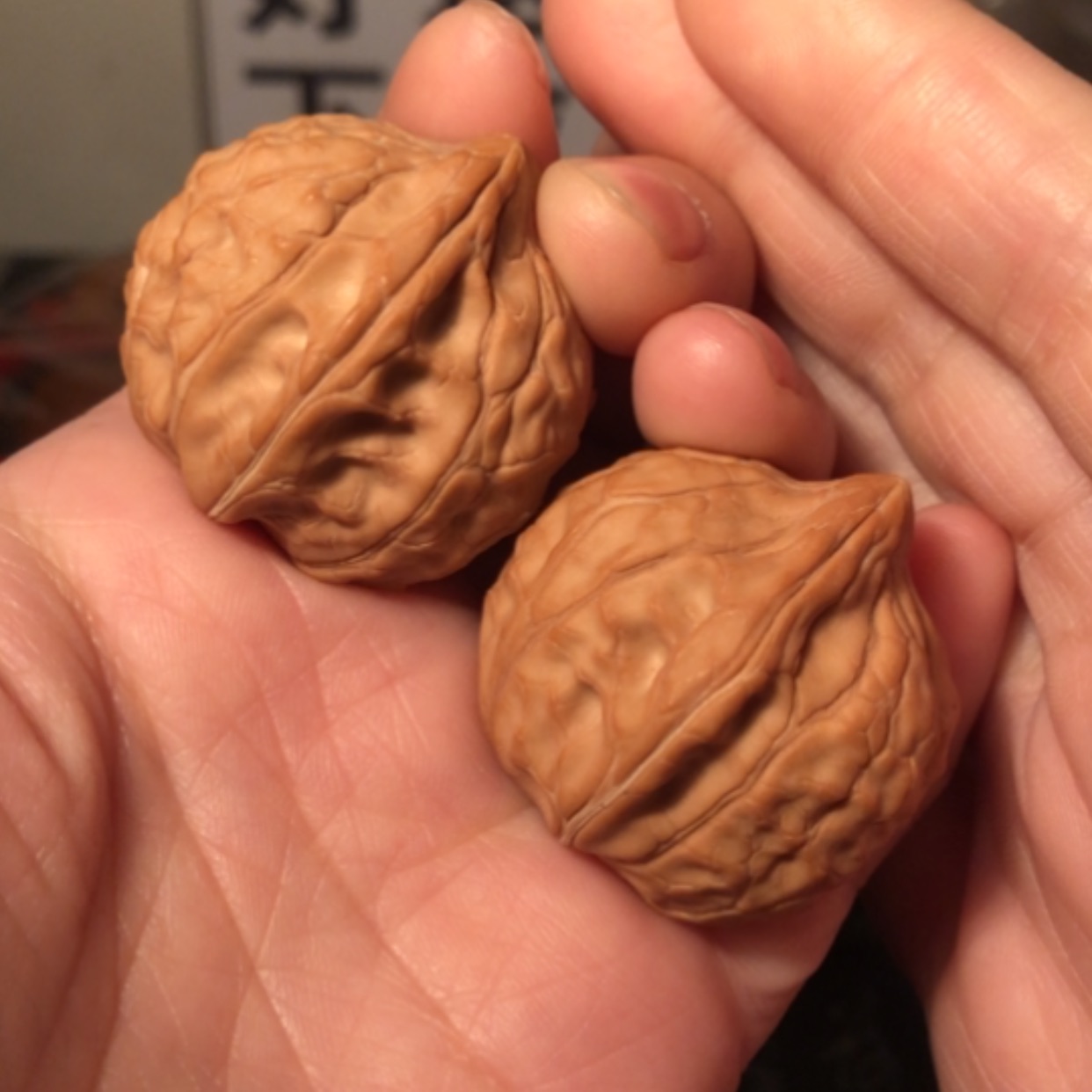 【闪购商品】文玩核桃把件龟甲纹32