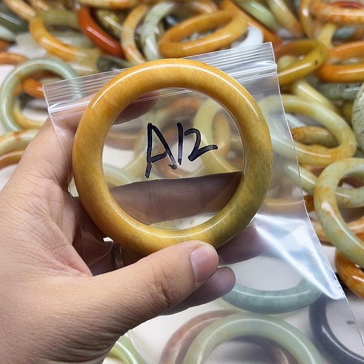 大****蛇纹石玉合金手镯