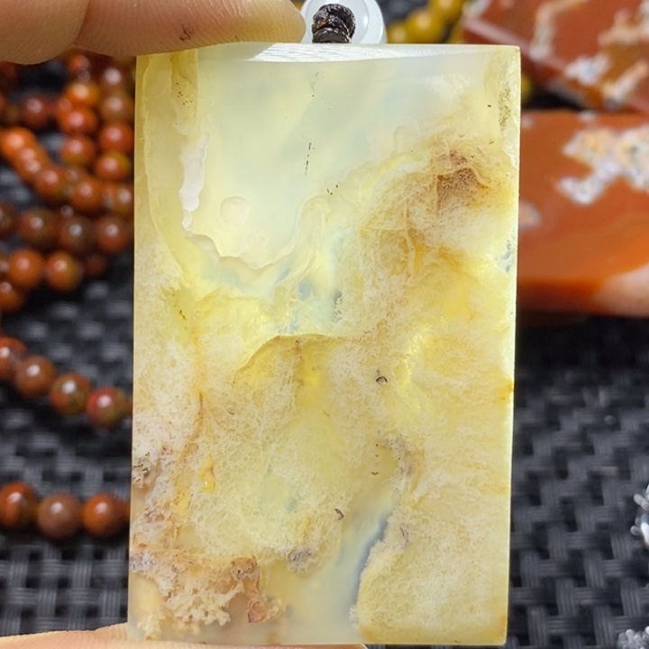 玛瑙/玉髓颈饰未镶嵌逸*