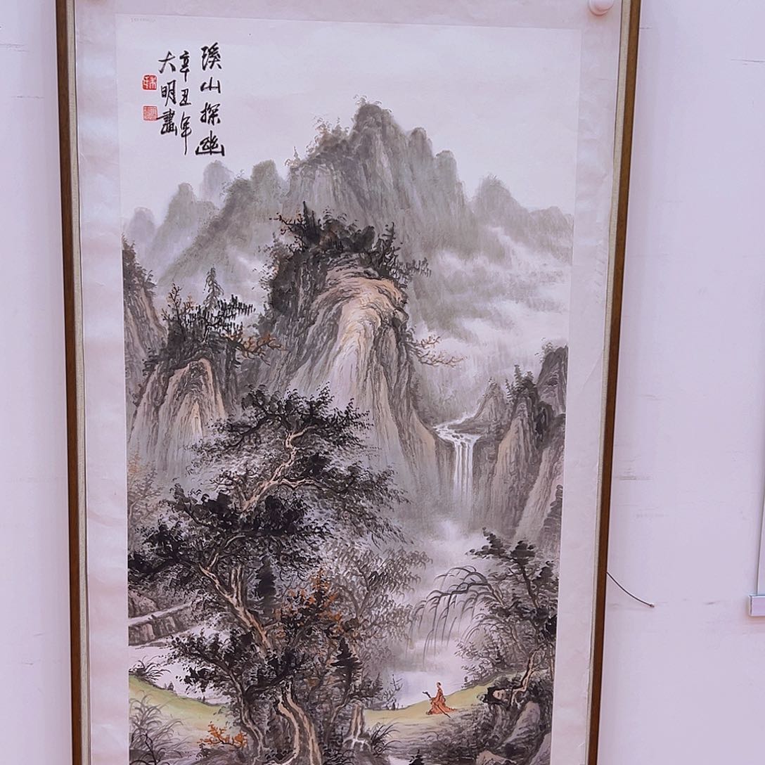 国画朱大明国画，，，，，