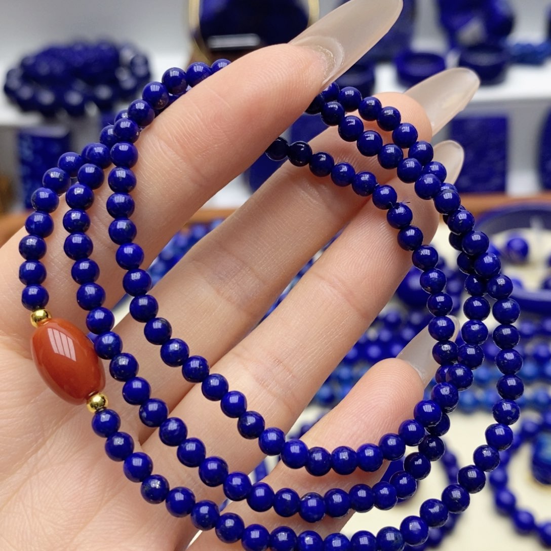 青金石未镶嵌手链