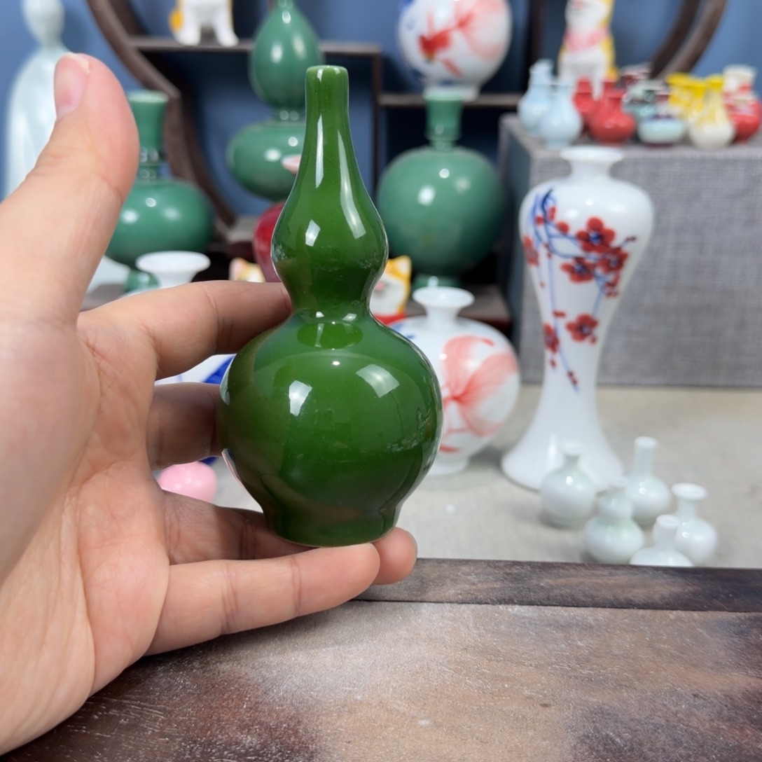 陶瓷手工小花器摆件