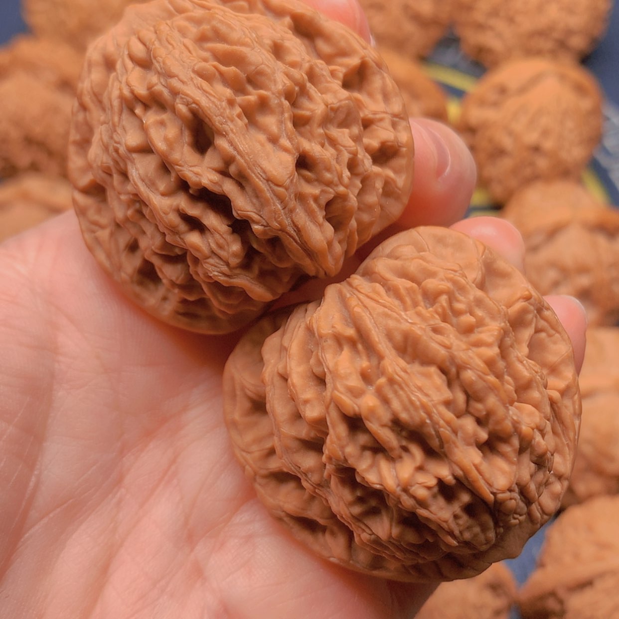 【闪购商品】文玩核桃把件姚*生虎头40