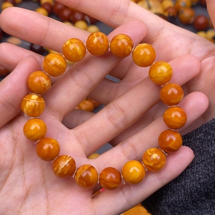 琥珀未镶嵌裸石蜜蜡M