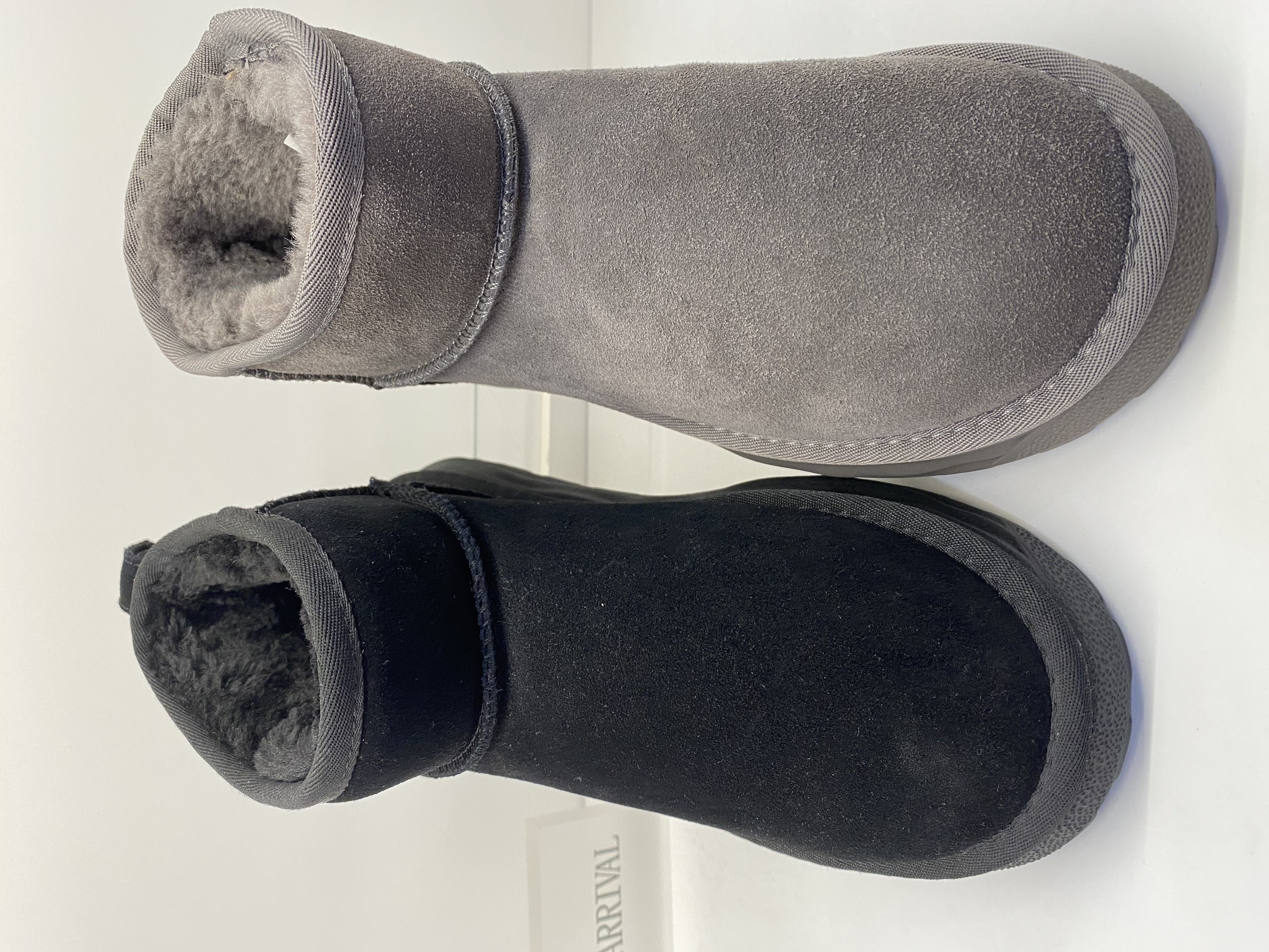 康奈短筒休闲经典时尚百搭防滑雪地靴冬季黑色男款棉鞋保暖