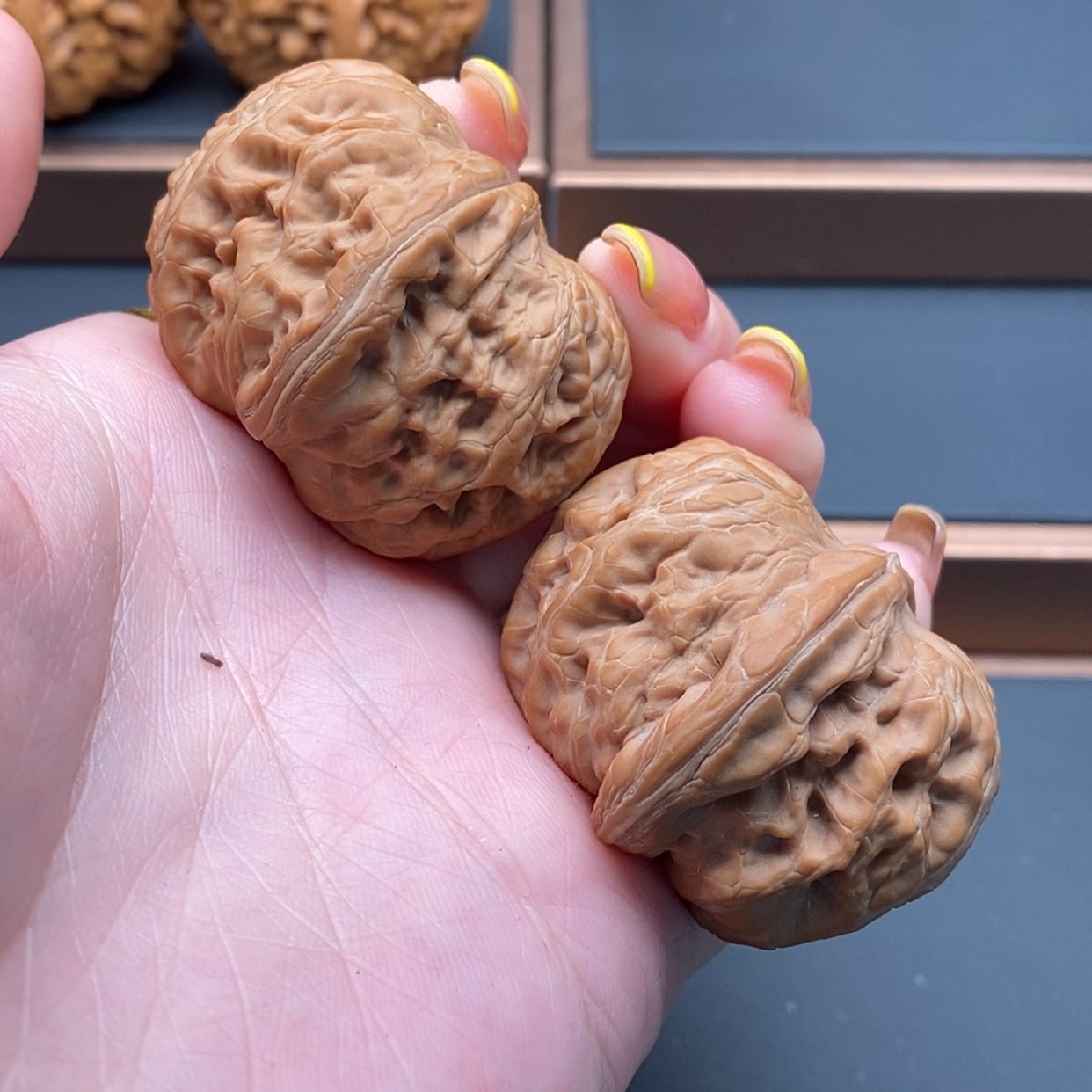 【闪购商品】文玩核桃把件元宝43