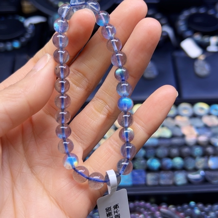 拉长石手串未镶嵌小**～7.5左右