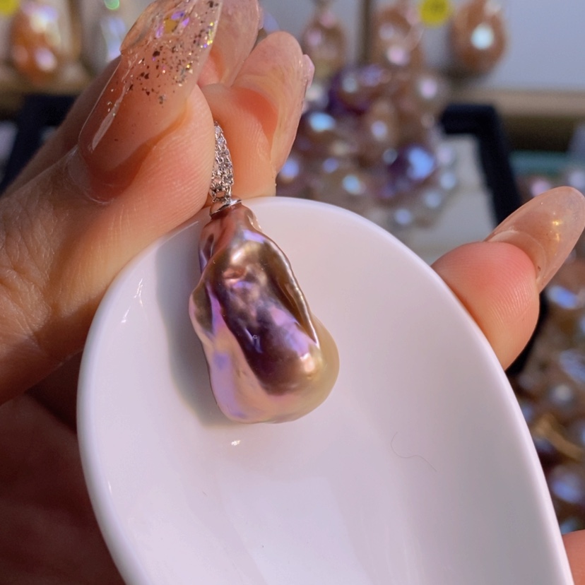 【闪购商品】淡水珍珠天然淡水珍珠合金