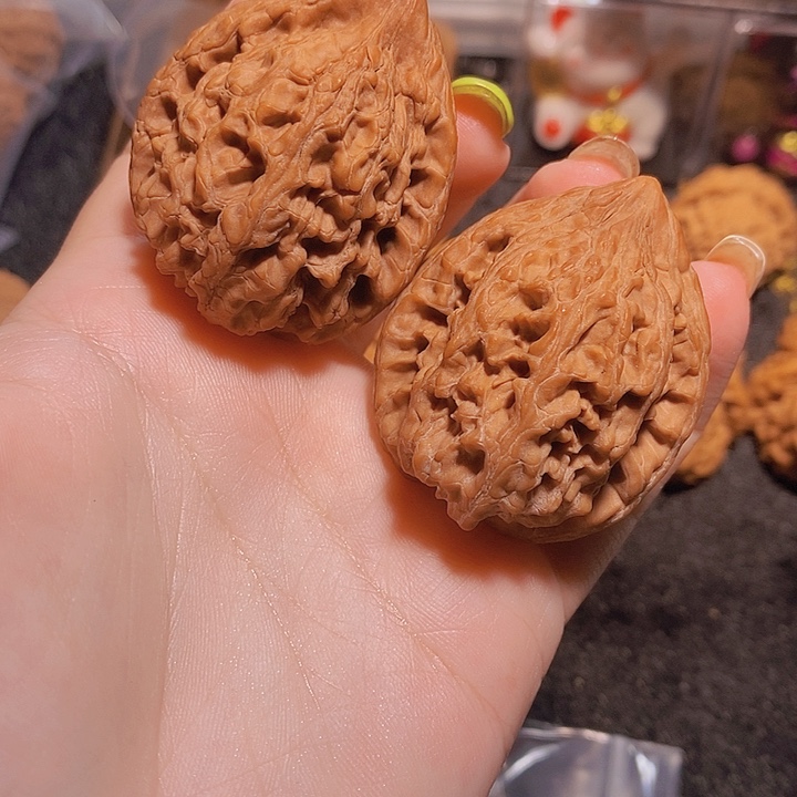 文玩核桃吊坠大沽石