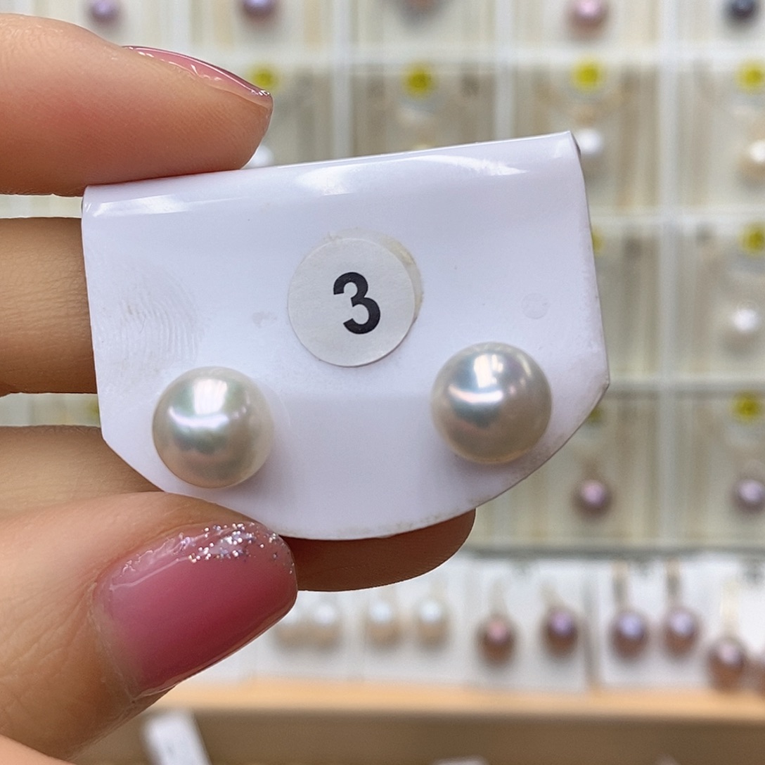 淡水珍珠银S925镶嵌吊坠(赠链)