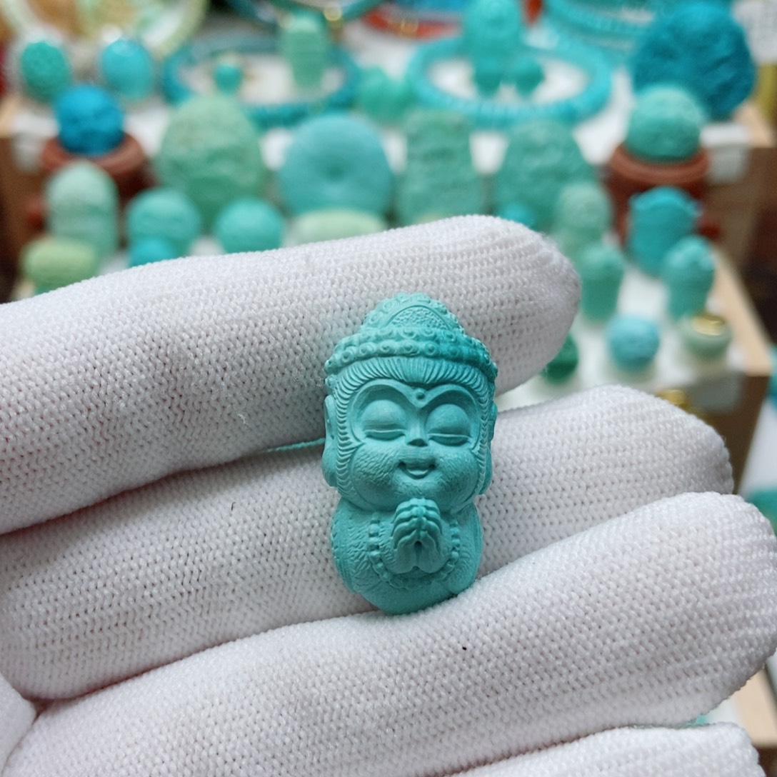 绿松石未镶嵌悟空