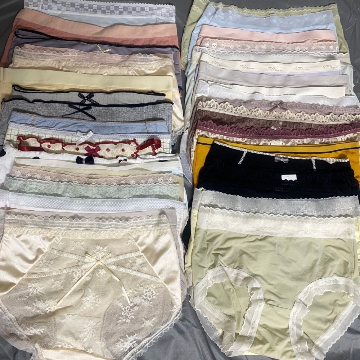 【001-200】清仓女三角内裤内衣简约无痕女款中腰蕾丝收腹混搭