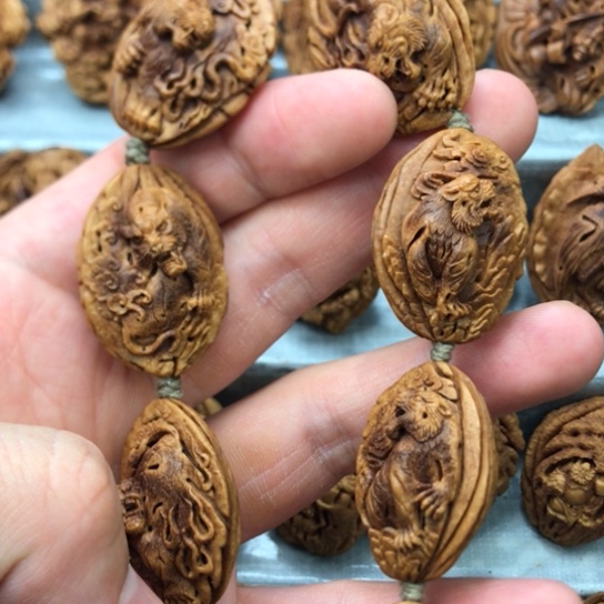 桃核手串桃核材质