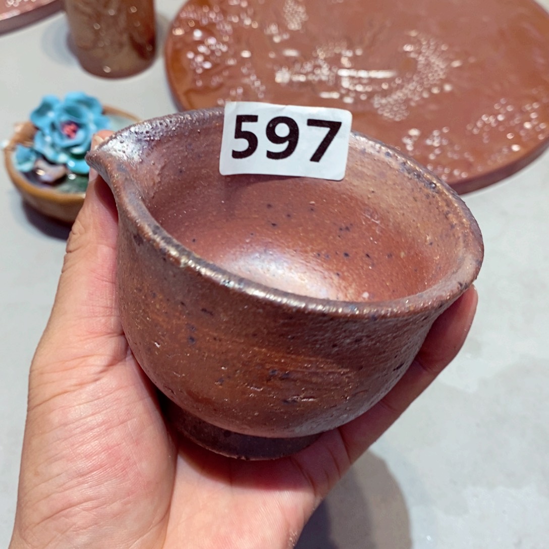 柴烧茶具套杯子杯子