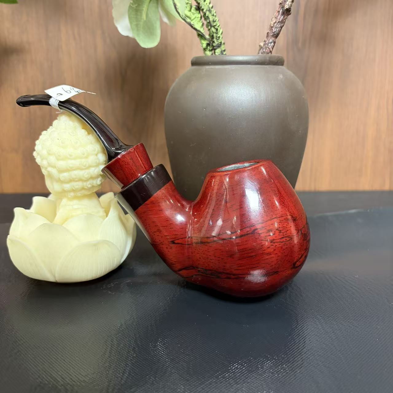 经典老式实木烟斗