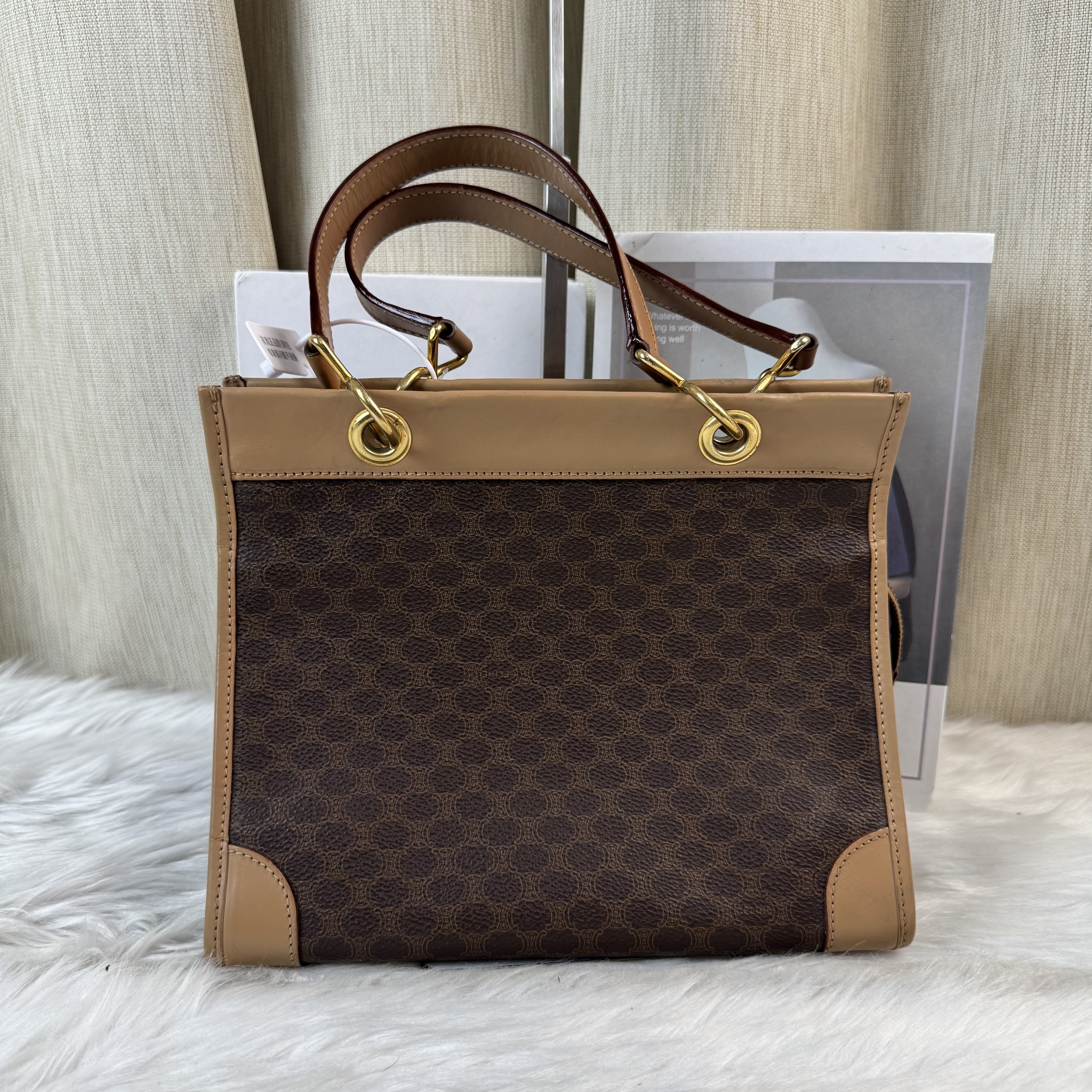 90新 Celine/思琳  老花手提包/FYEE07506025/瑕/6025