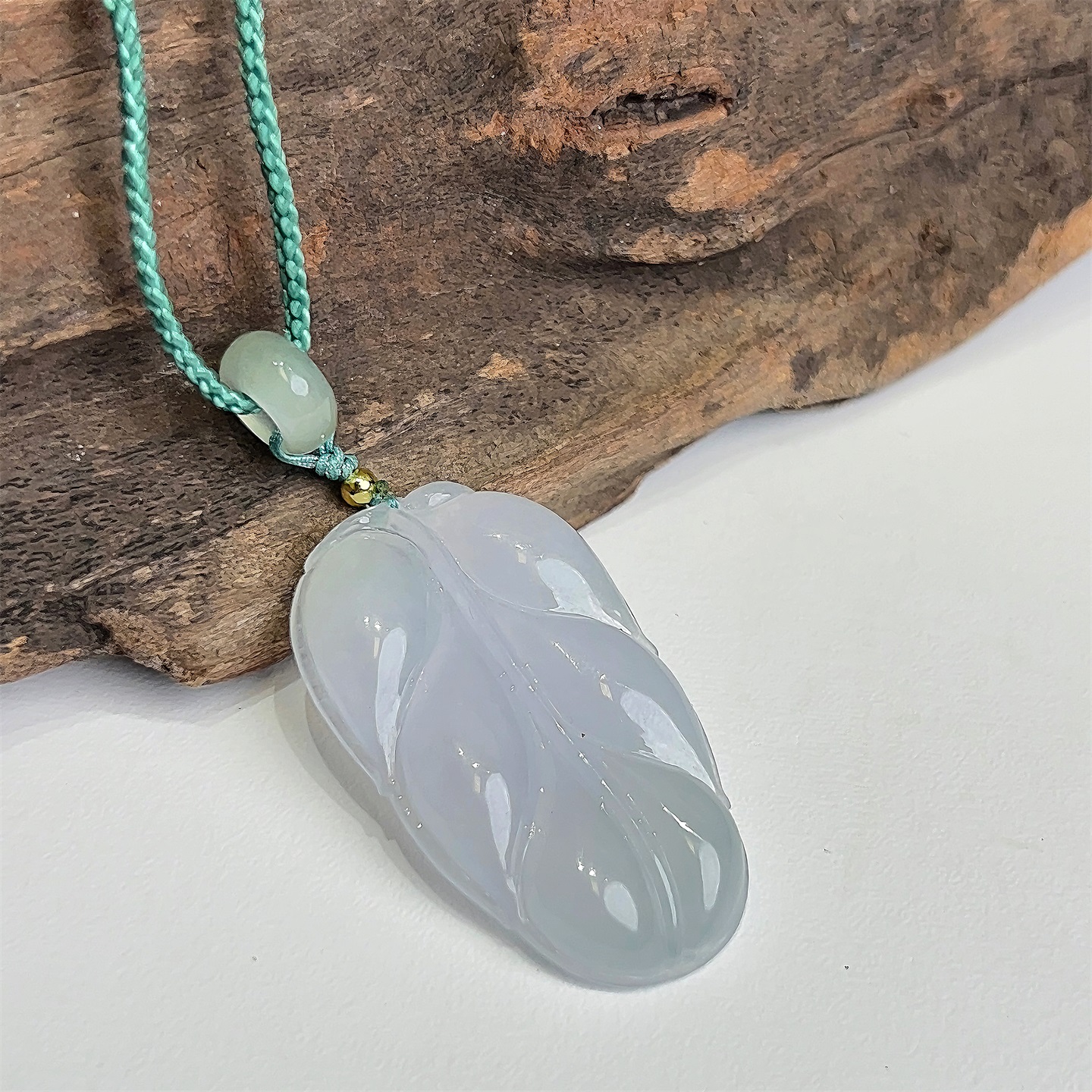 Colourful Yunnan/七彩云南【双11抢先购】白月光翡翠叶子挂件吊坠