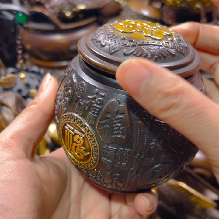 铜器摆件收收藏藏