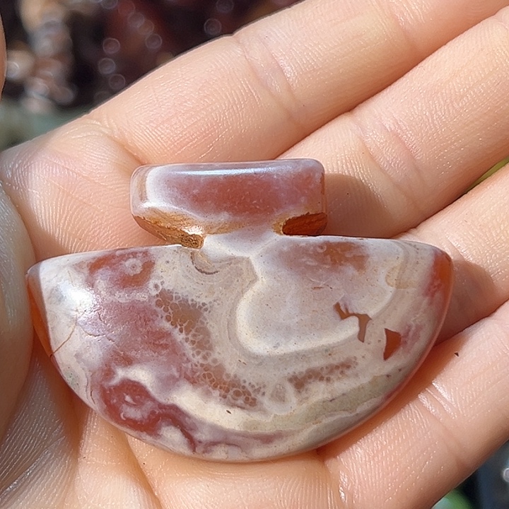 玛瑙/玉髓合金颈饰