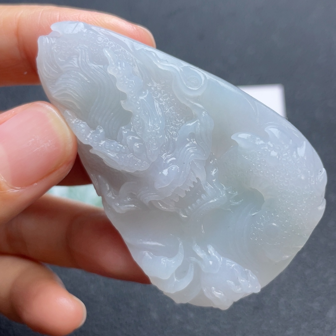 梦***瑶定制翡翠未镶嵌翡翠吊坠