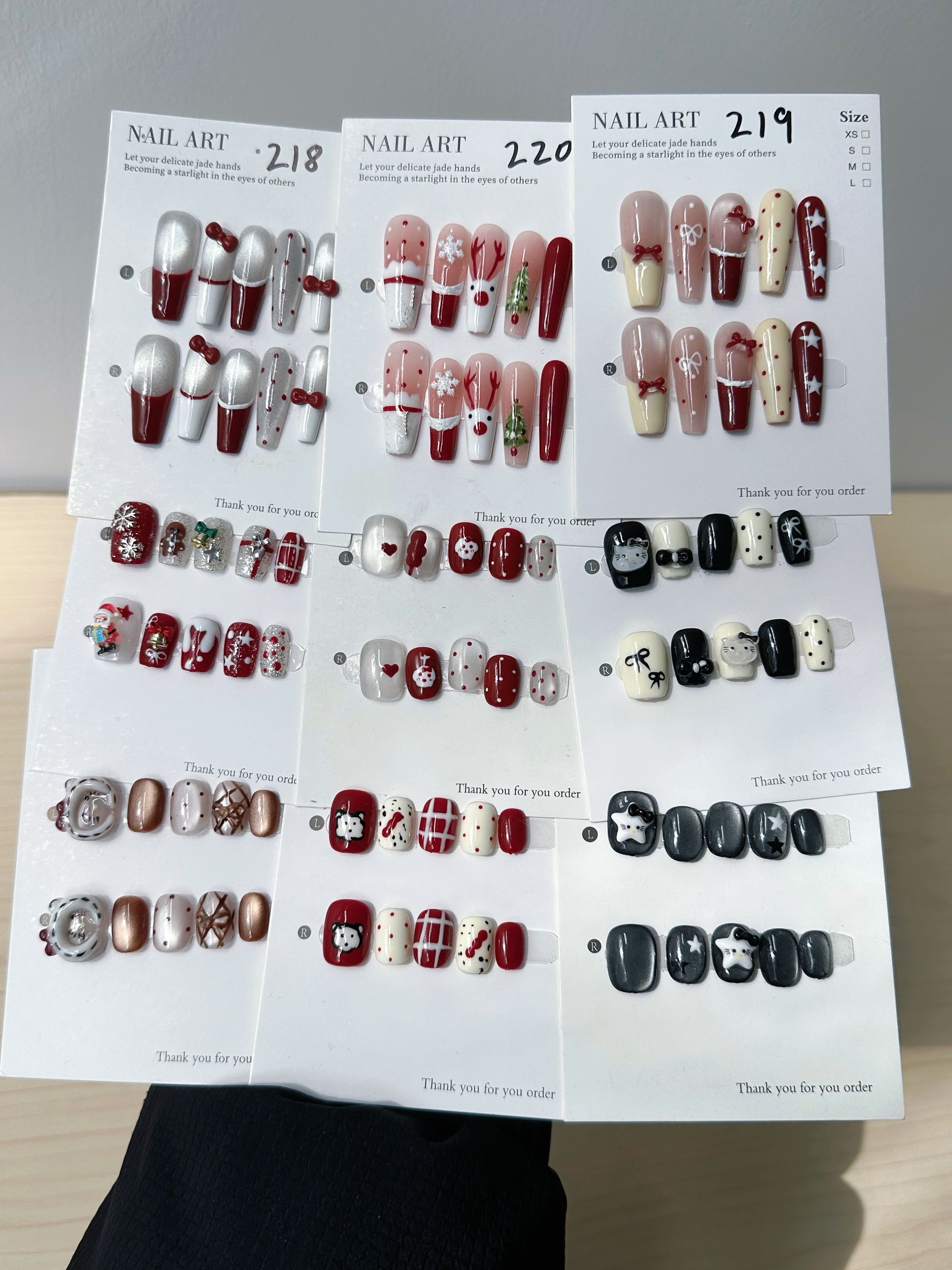 【编号201-236对准编码下单】啵啵间专属链接纯手工短中长款穿戴甲