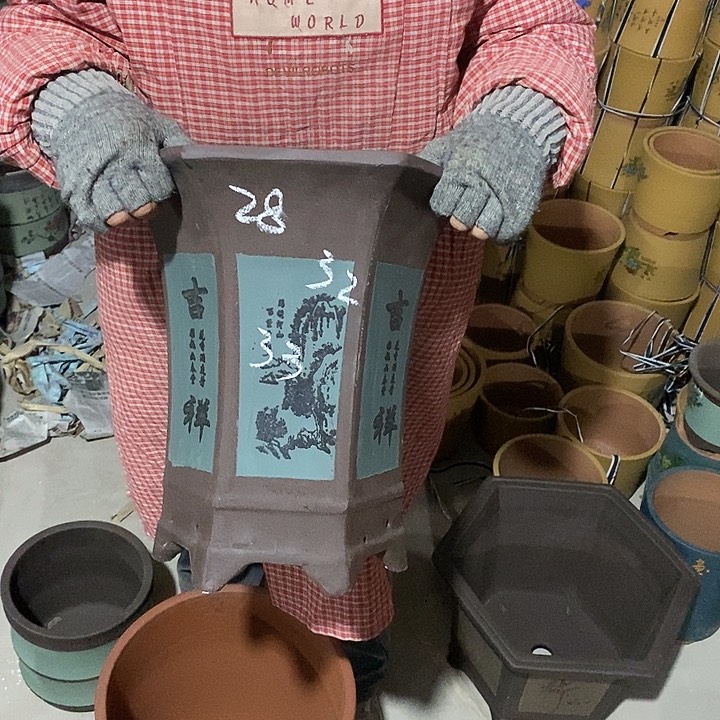 紫砂花盆紫砂花盆