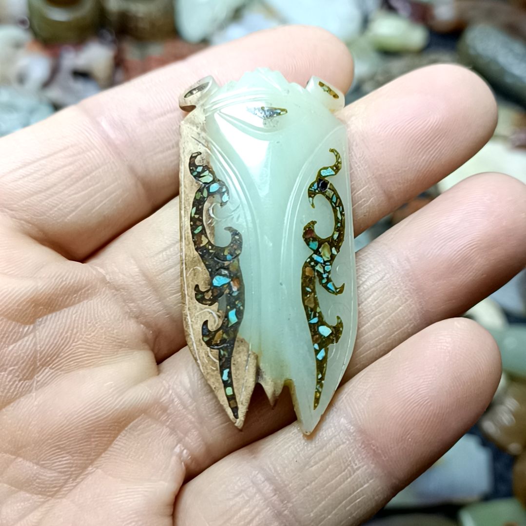 和田玉颈饰未镶嵌