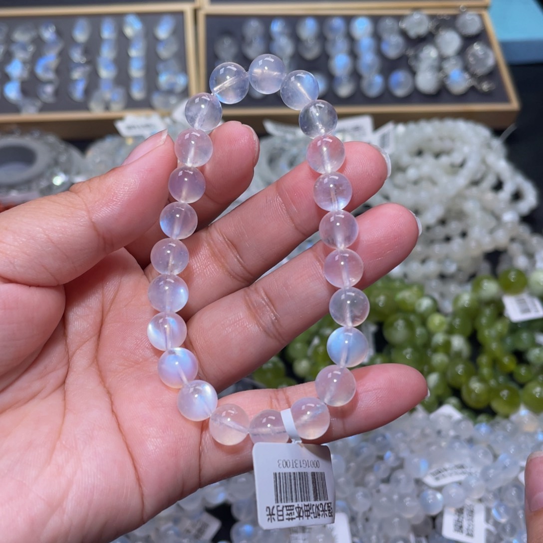 手链未镶嵌长石✨****.蓝月光手链8mm+