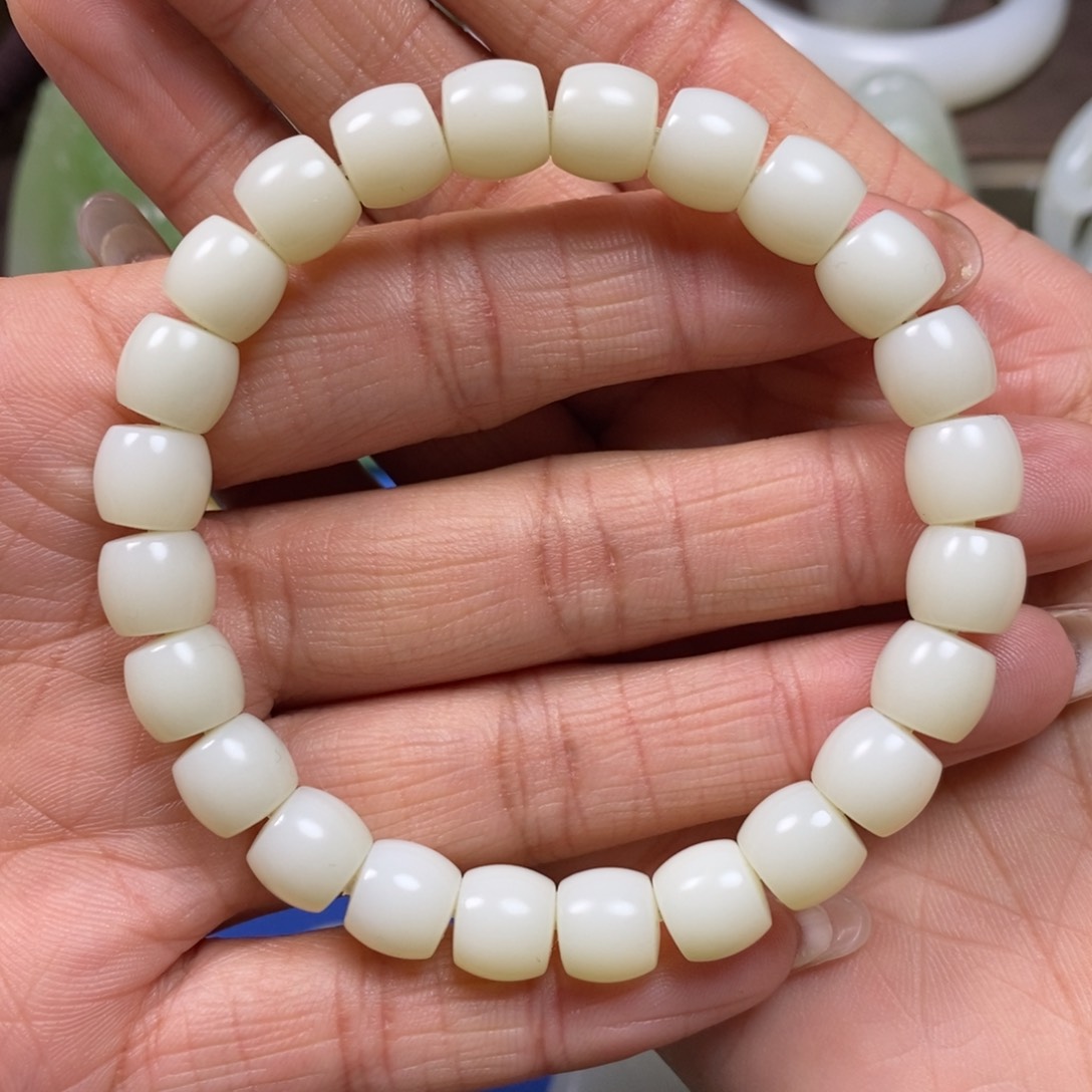 和田玉手串卡9未镶嵌大****装