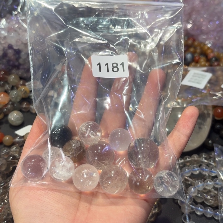 秋***染未镶嵌水晶手链水晶