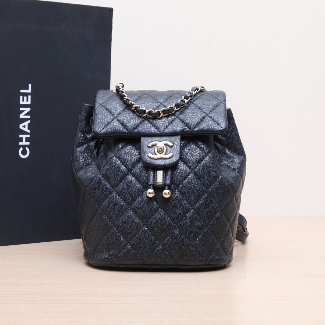 95新 Chanel/香奈儿 小花佳珊6853 23S 萨尔茨堡双肩包 小号 芯片