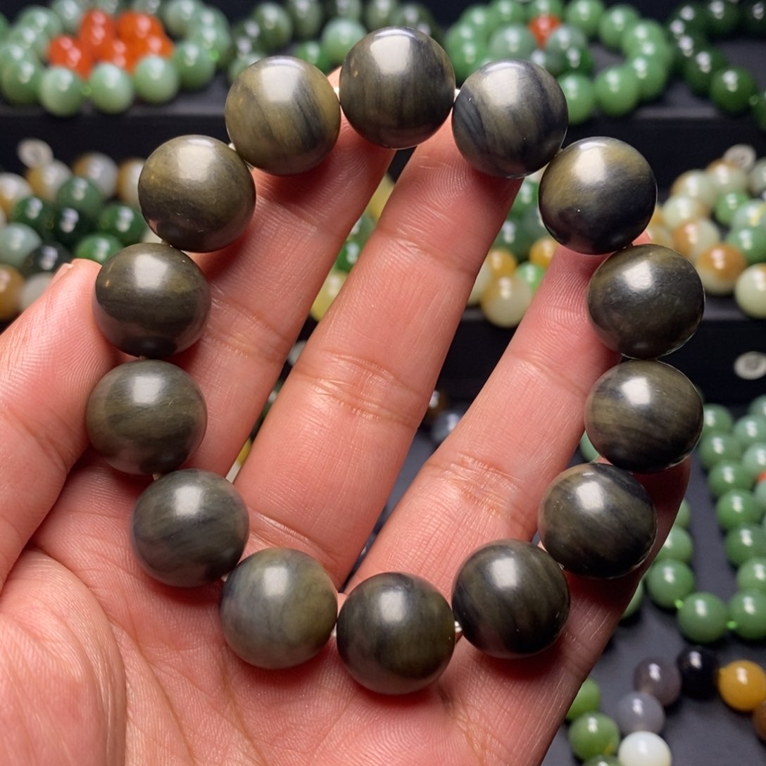 和田玉手串未镶嵌