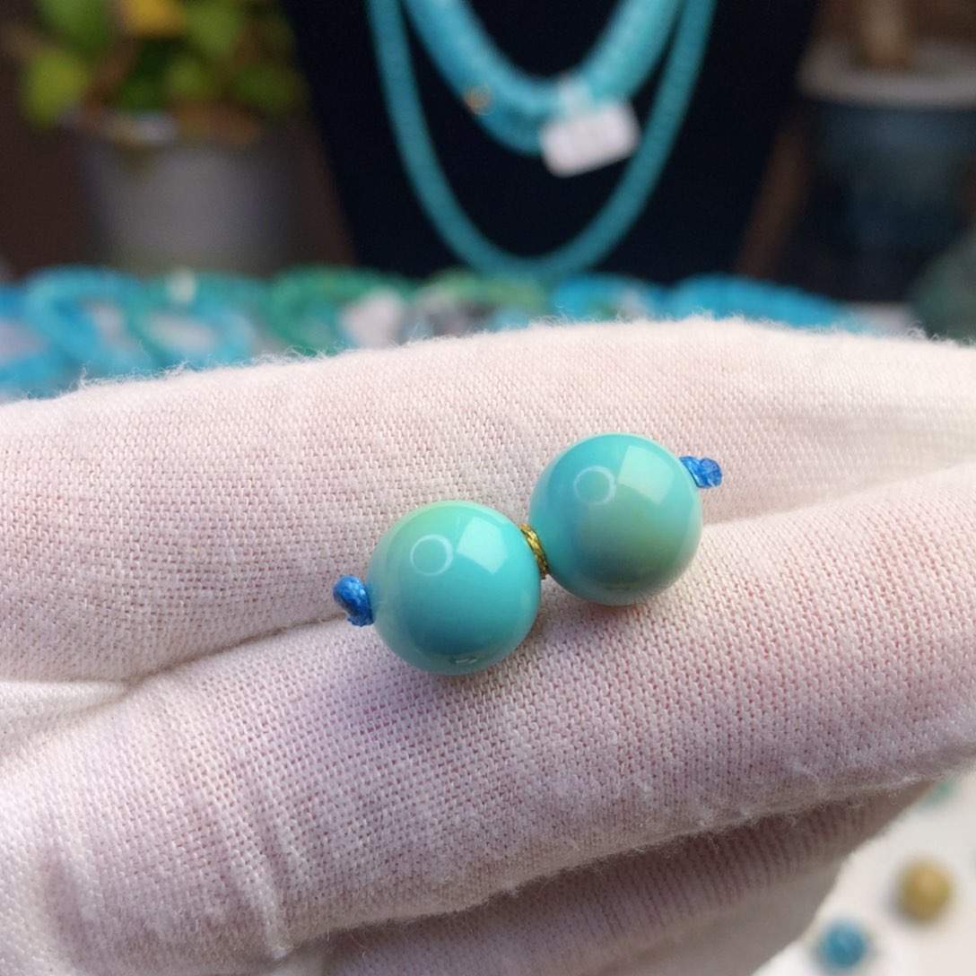 绿松石珠宝奇石未镶嵌颢***生