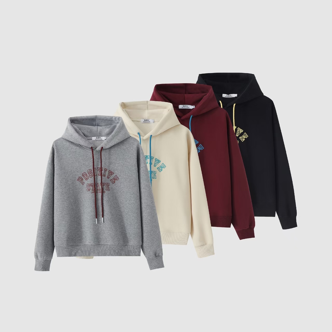 【蔓迪欧尚】女款卫衣春秋2025新款时尚百搭休闲连帽字母上衣