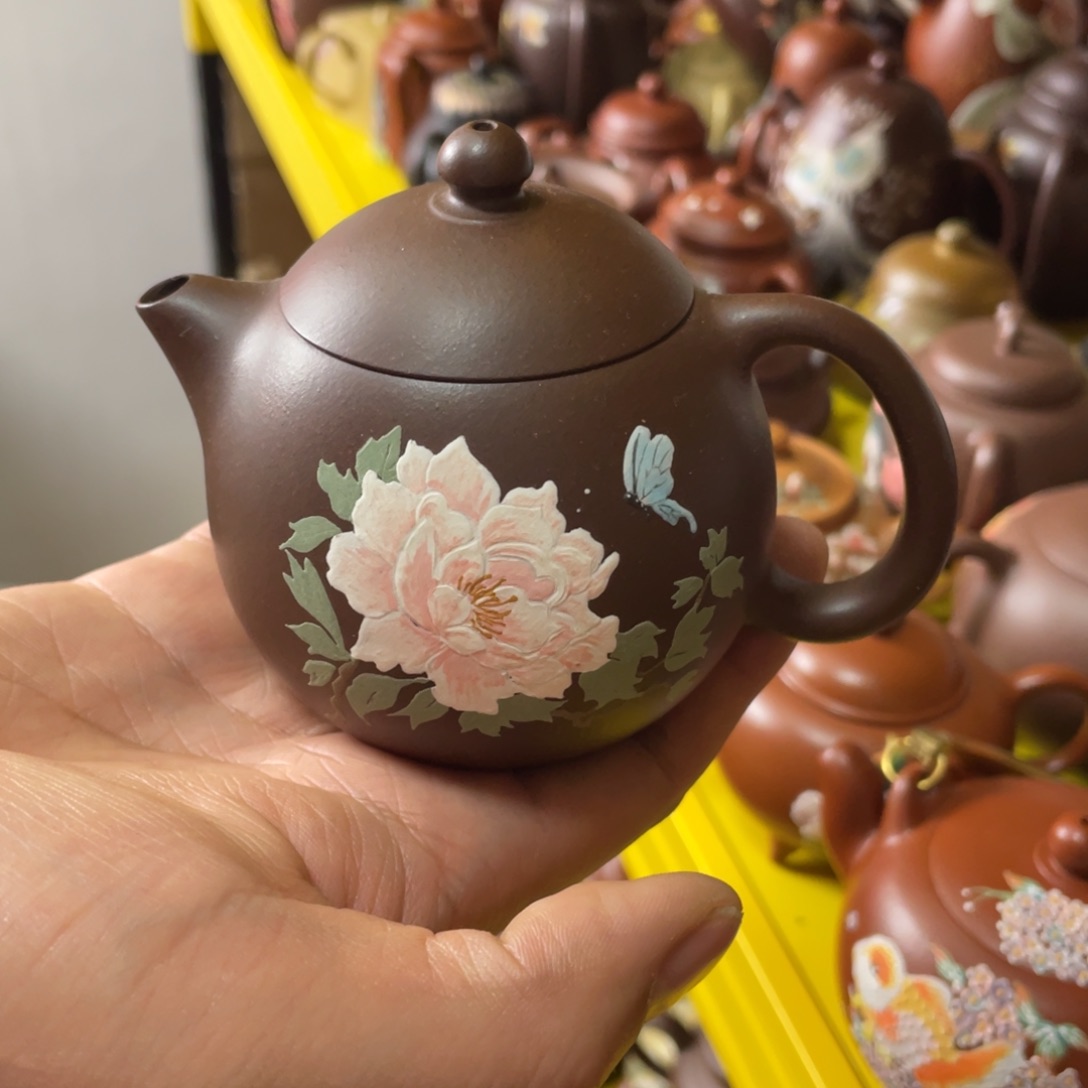 天****茶杯红泥紫砂主人杯150cc