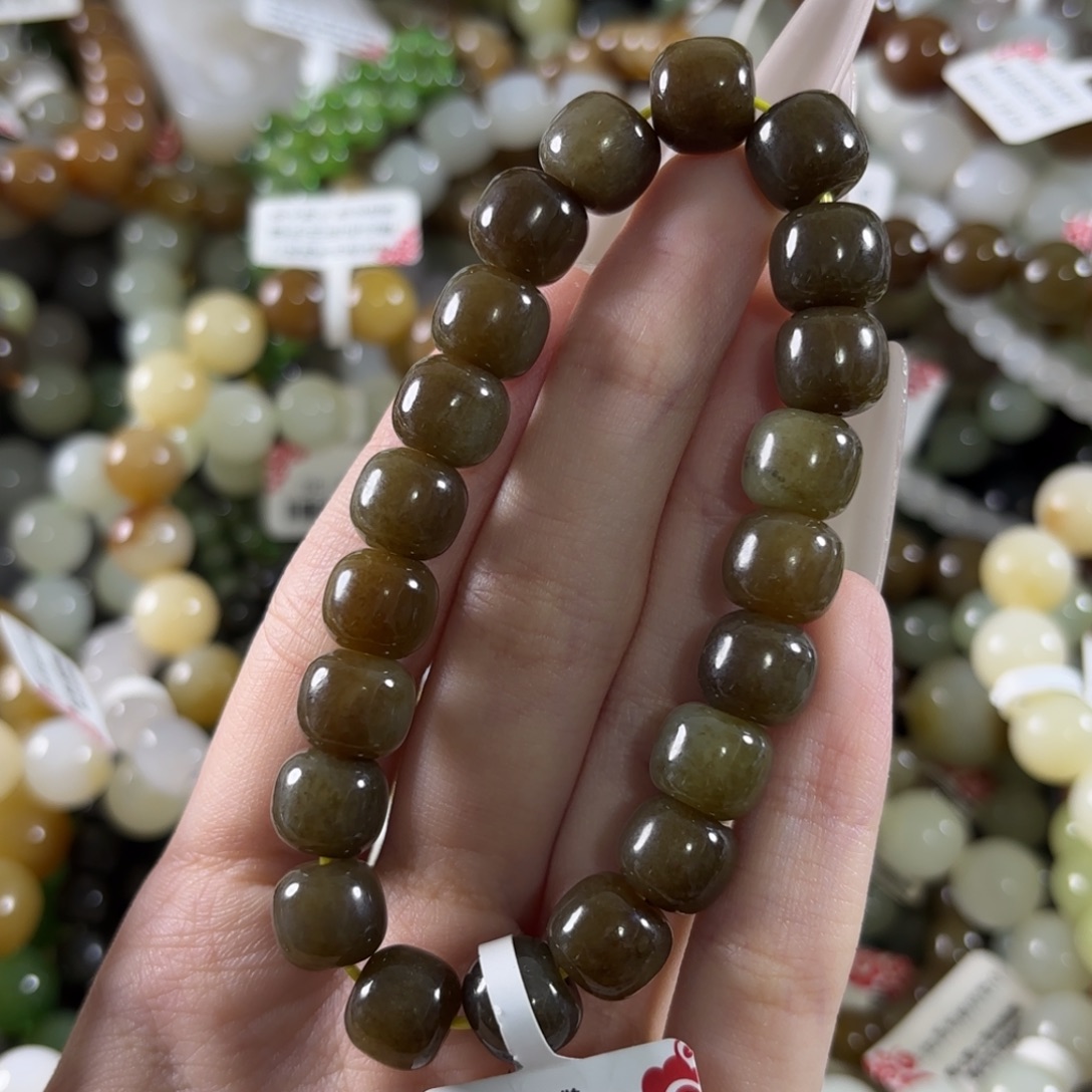 和田玉未镶嵌手链207