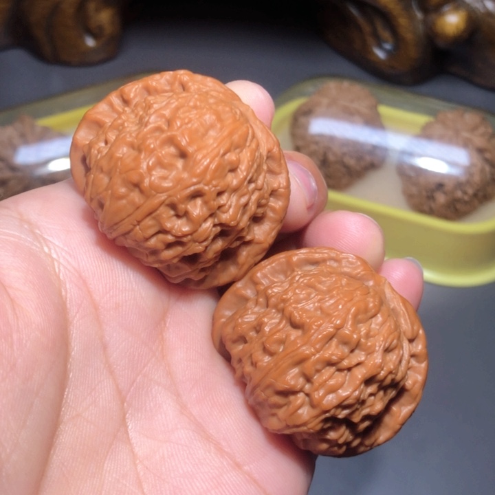 文玩核桃把件39白狮子