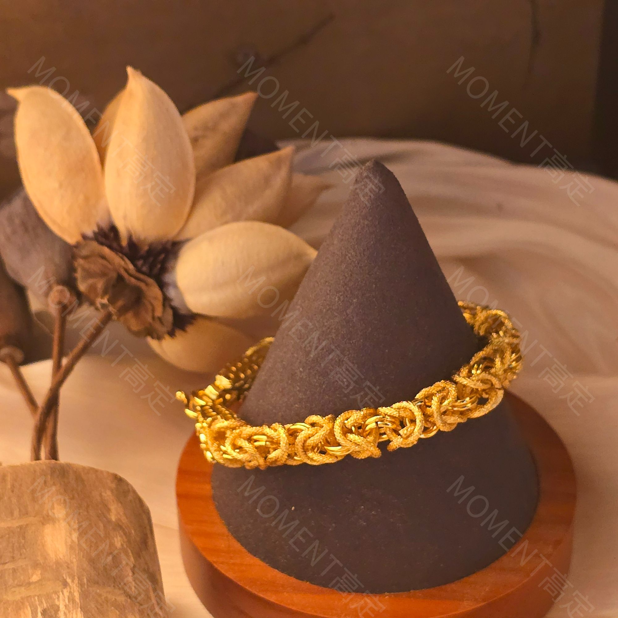 合金手链 手链 【龙骨手链】男款时尚个性霸气七夕送礼物潮流金色