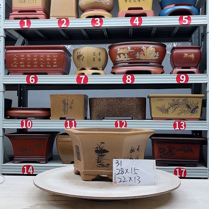 紫砂花盆紫砂花盆