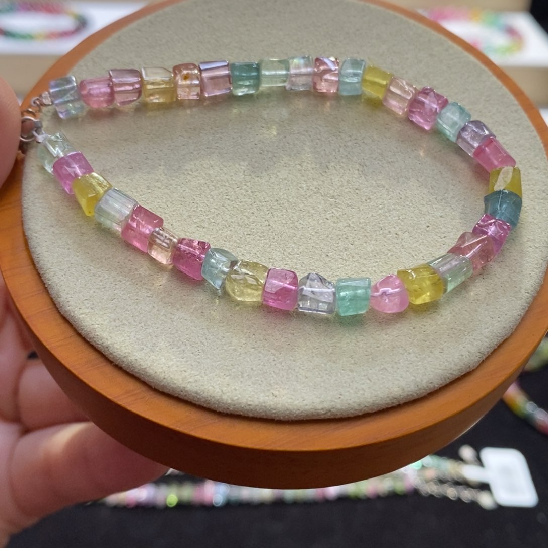 【闪购商品】碧玺手串未镶嵌两天看货期