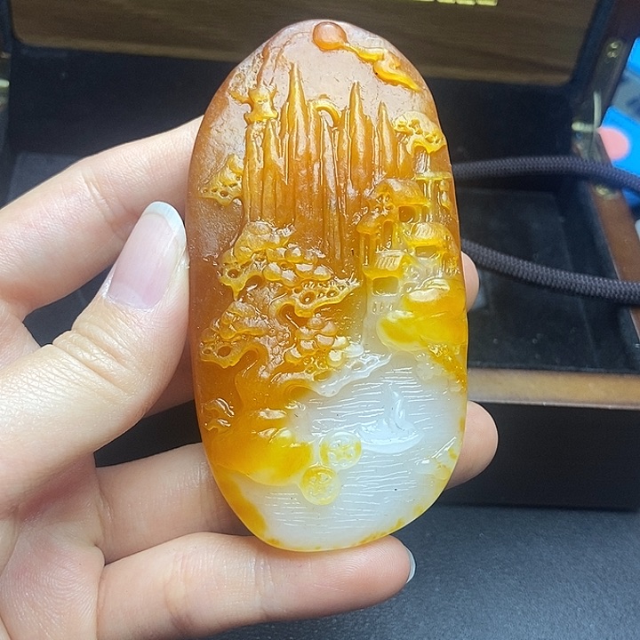 和田玉挂件未镶嵌N