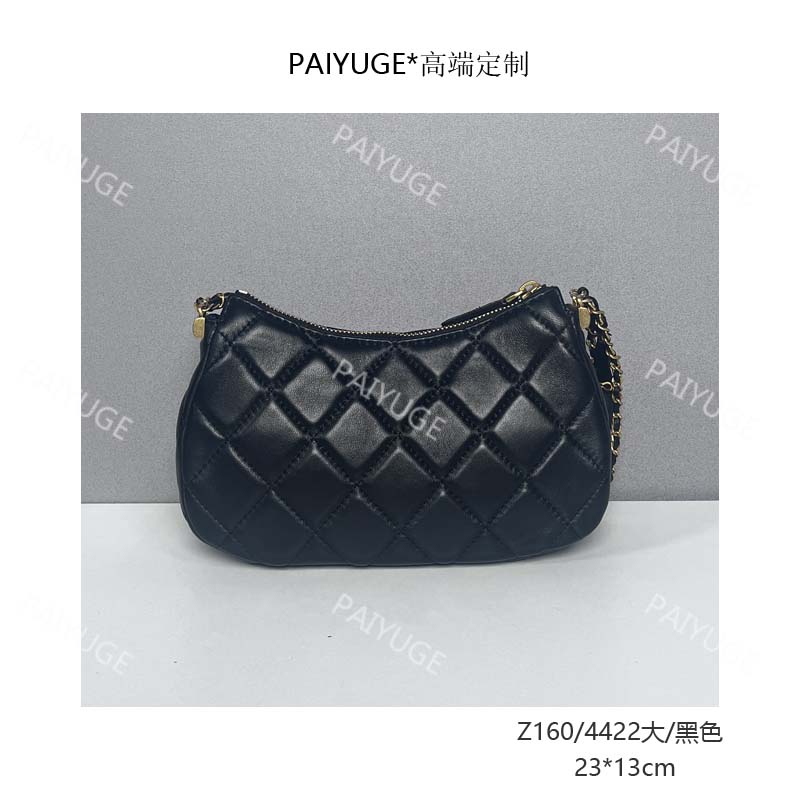 Z160/4422大/黑色 paiyuge高端订制女士手提包单肩包斜挎包1811