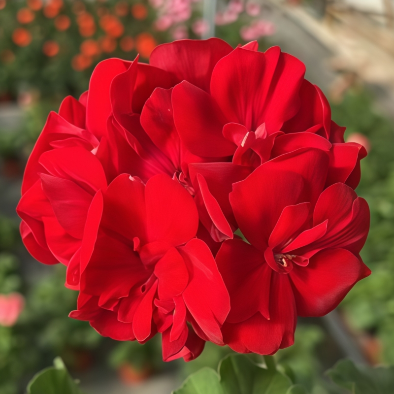 【卡里奥红】直立 多分支天竺葵带花苞发货阳台庭院多季开花勤花卉