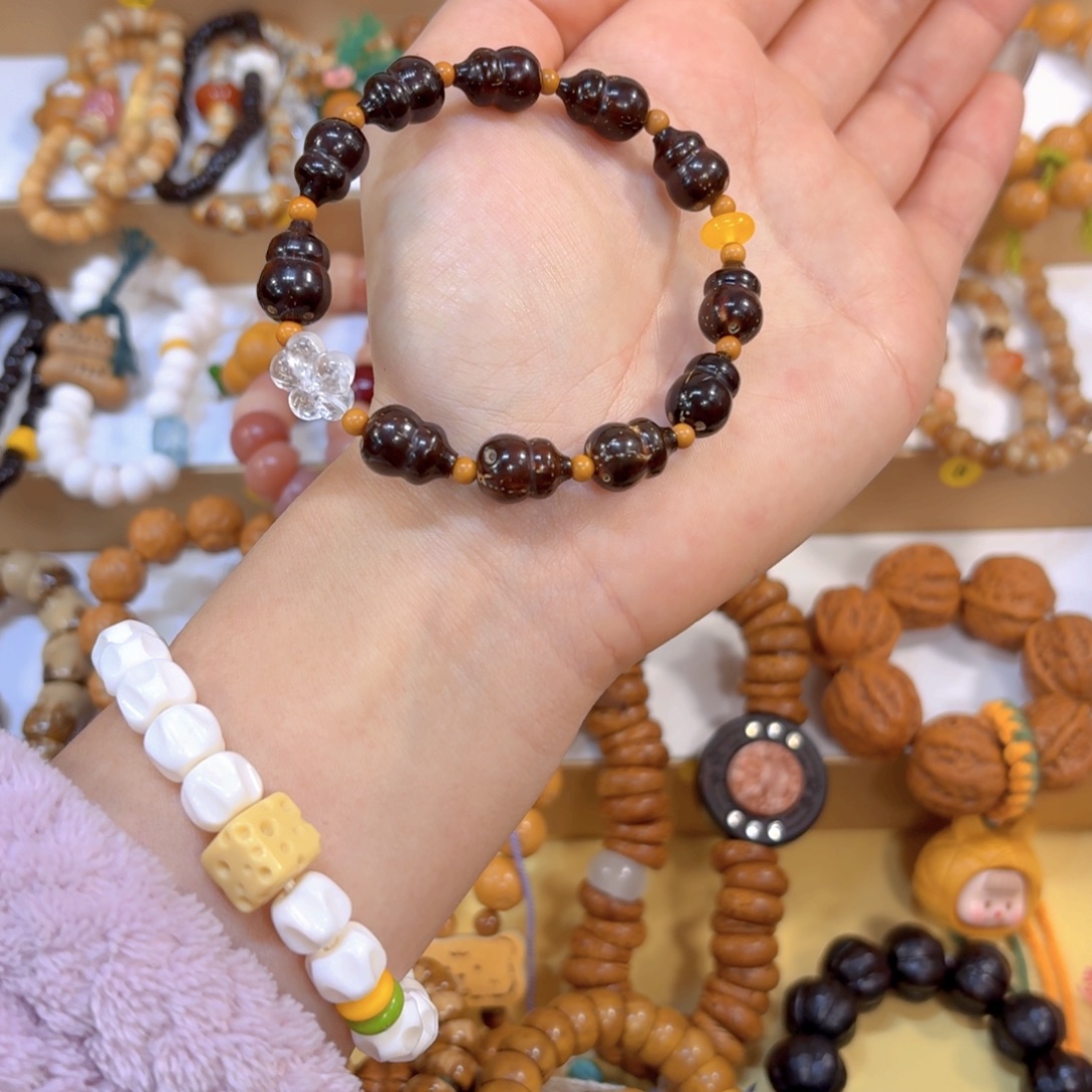 吊坠星月菩提紫金鼠黑金