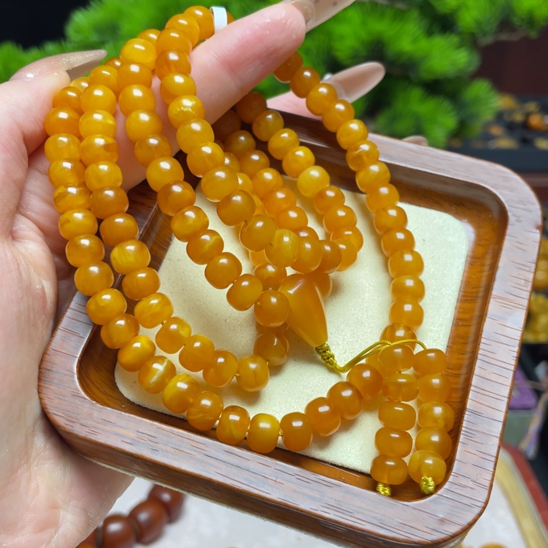 蜜蜡手链未镶嵌手串