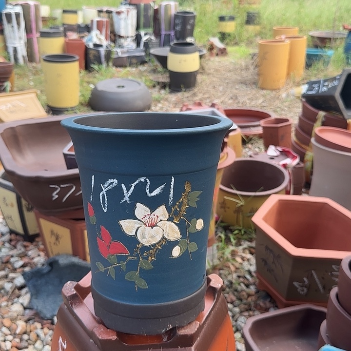 紫砂花盆紫砂花盆