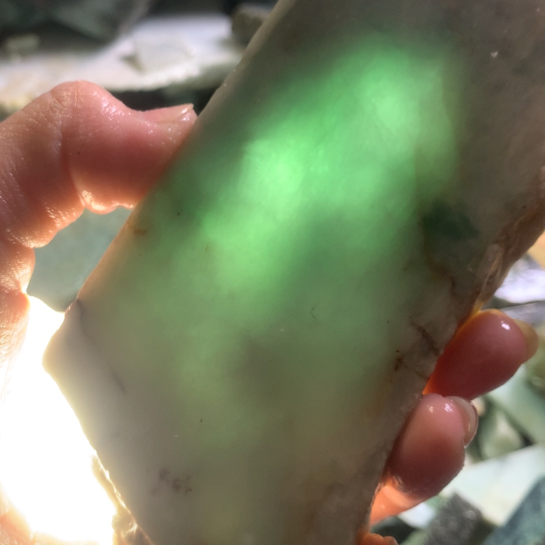 翡翠颈饰未镶嵌缅甸翡翠