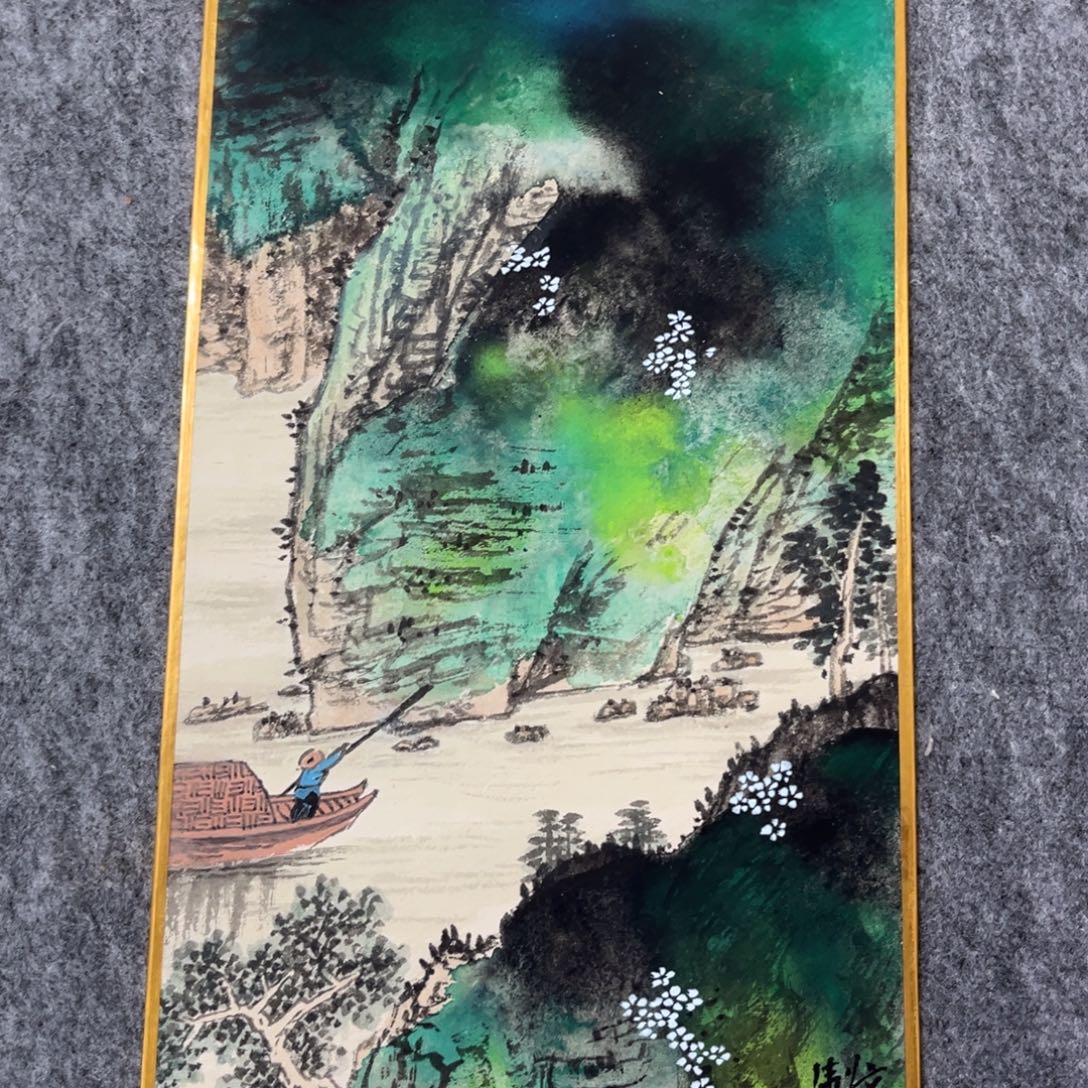 国画艺术家真人手绘