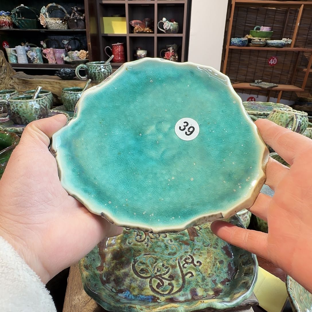 园***.纯手工咖啡杯，餐具